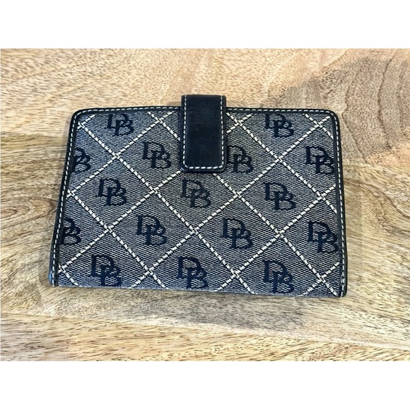 Dooney Bourke Handbags - Black and Gray Logo Passport cover